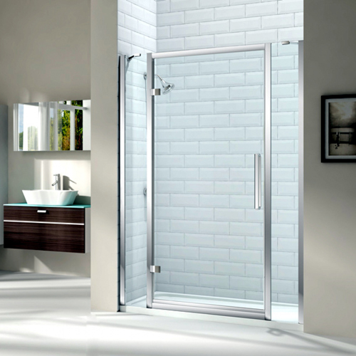 Merlyn Series 8 Hinged Shower Door And Double Inline Panel