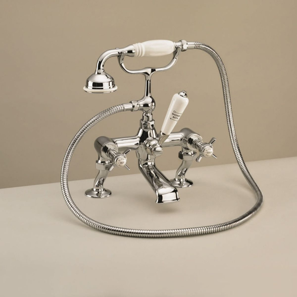 St James Traditional Deck Mounted Bath Shower Mixer Tap