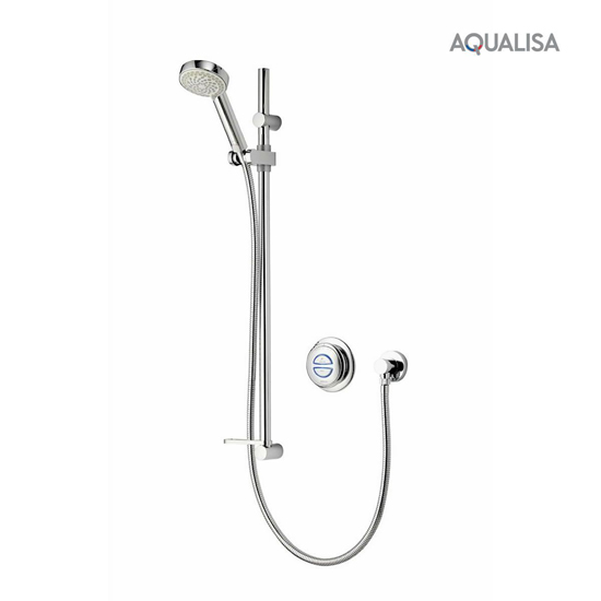Aqualisa QUARTZ Digital Concealed Shower System with Slide Rail Kit