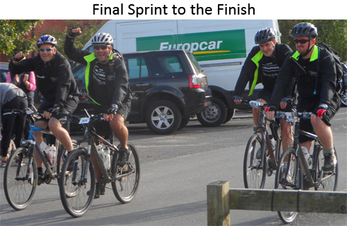 final sprint to the finish
