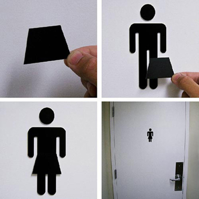 Bathroom Gender Switch