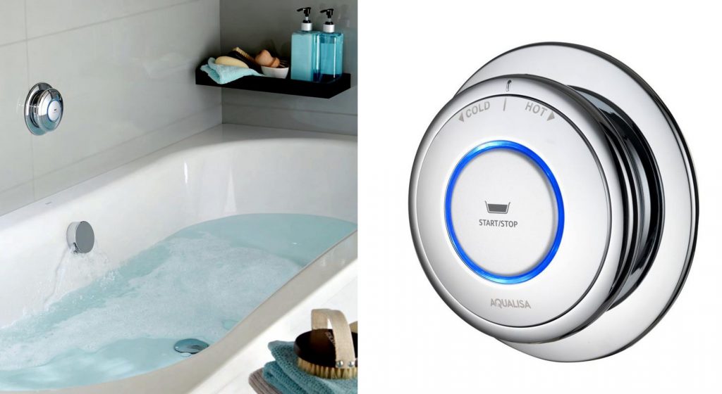 Aqualisa Quartz Smart Bath Filler with Digital Control